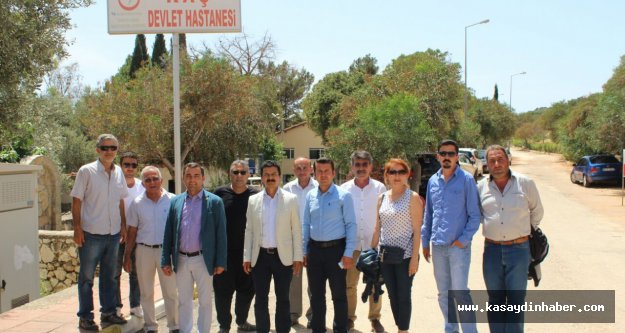 CHP Antalya Milletvekili Dr. Nefi Kara Eski Kaş Devlet Hastanesi'nde incelemelerde bulundu